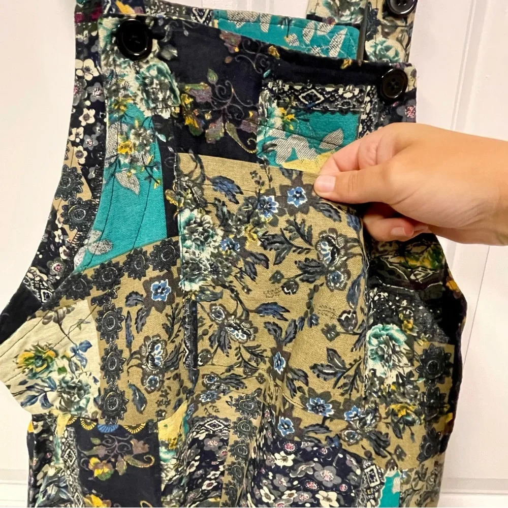 Yak & Yeti Sm/M Patchwork Cotton Dress NWT - Picture 3 of 12